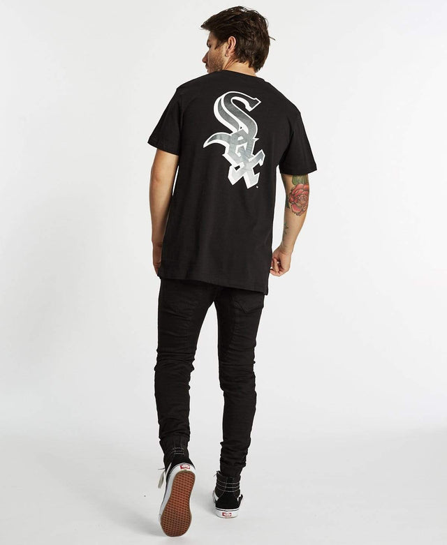 Majestic Fade T-Shirt Chicago White Socks Black