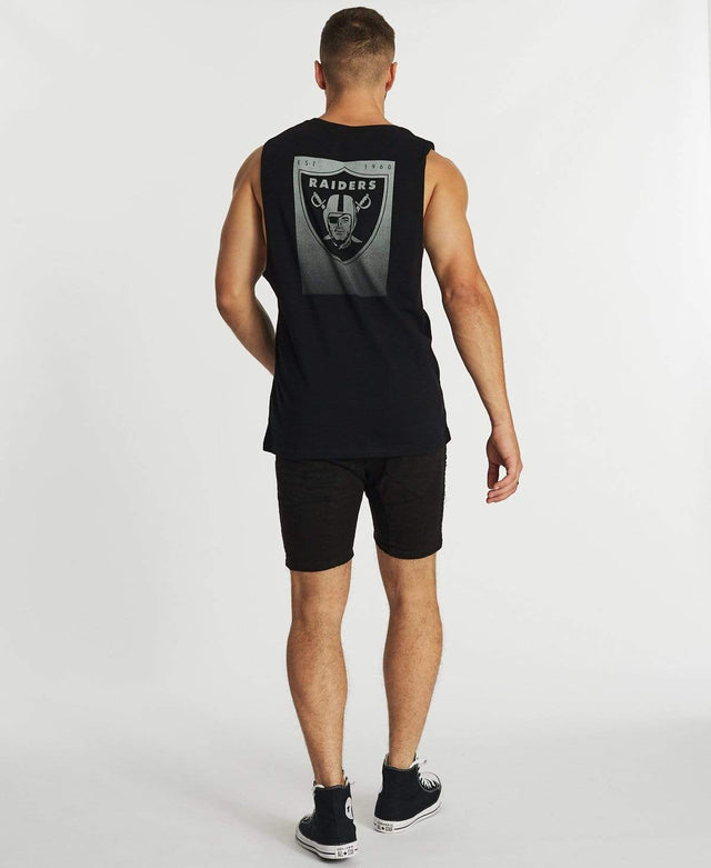 Majestic Lance Muscle Tee Raiders Black