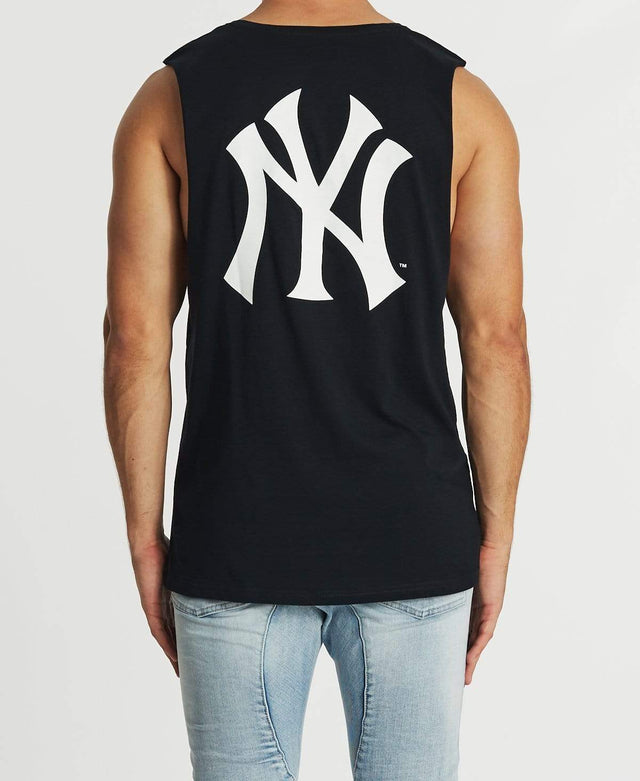 Majestic Yisser Muscle Tee Yankees Navy