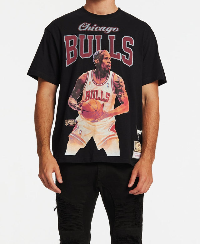 Mitchell & Ness Dennis Rodman Chicago Bulls Jumbotron Legends T-Shirt Black