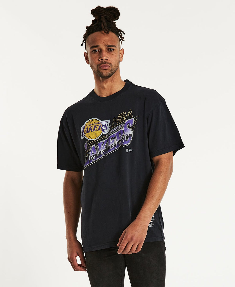 Los Angeles Lakers T-Shirt in Faded Purple - Glue Store NZ