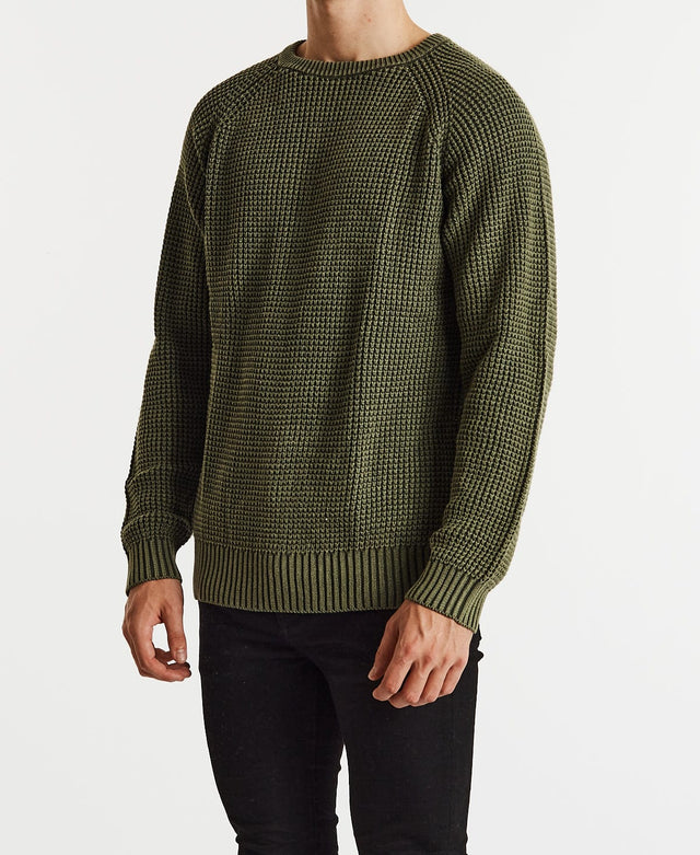 Mr Simple Chunky Knit Fatigue