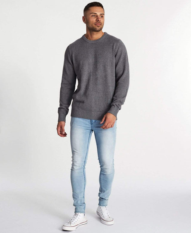 Mr Simple Standard Knit Grey Marle