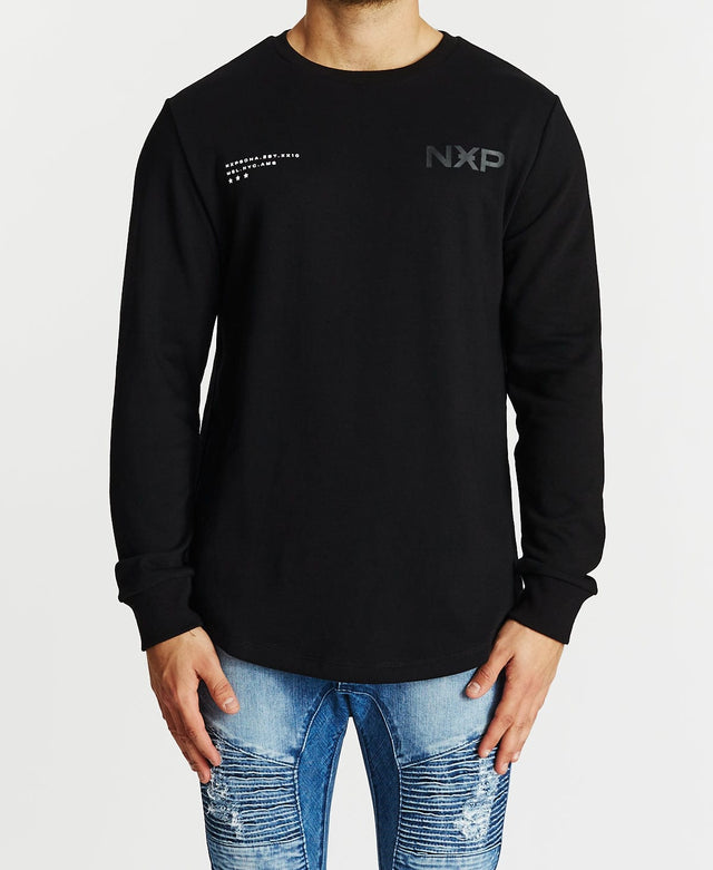 Nena & Pasadena Awake Dual Curved Jumper Jet Black