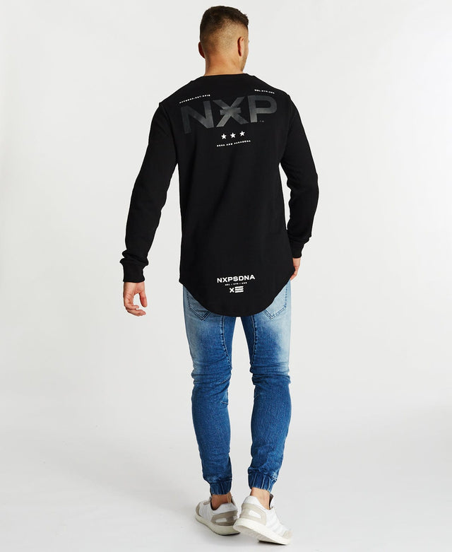 Nena & Pasadena Awake Dual Curved Jumper Jet Black