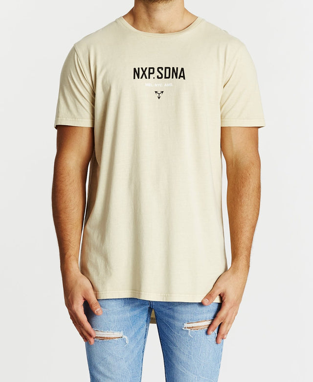 Nena & Pasadena Bandit Cape Back T-Shirt Pigment Sand