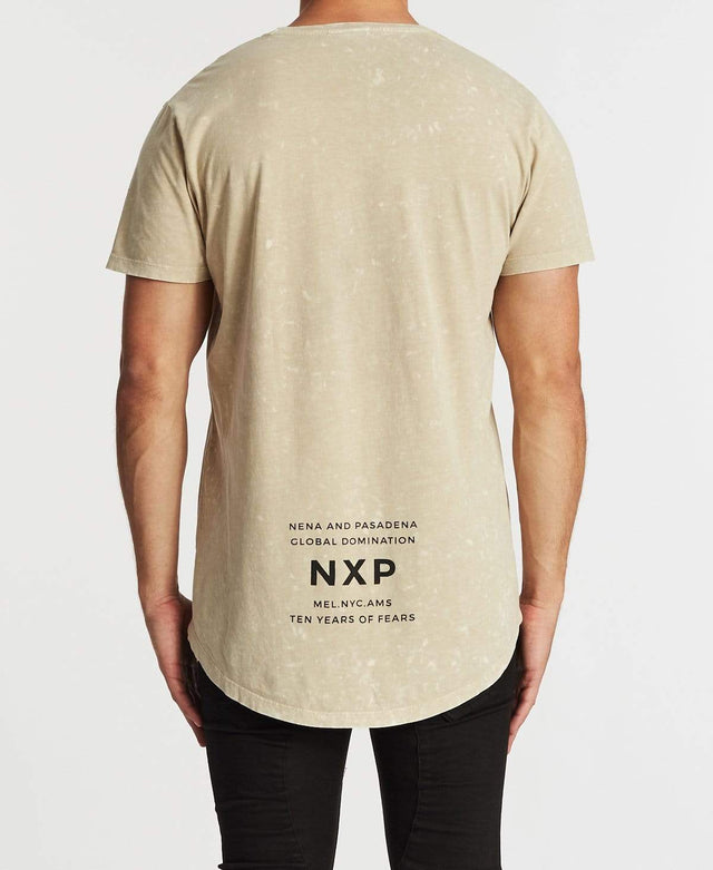 Nena & Pasadena Can't Hold Us Cape Back T-Shirt Acid Sand