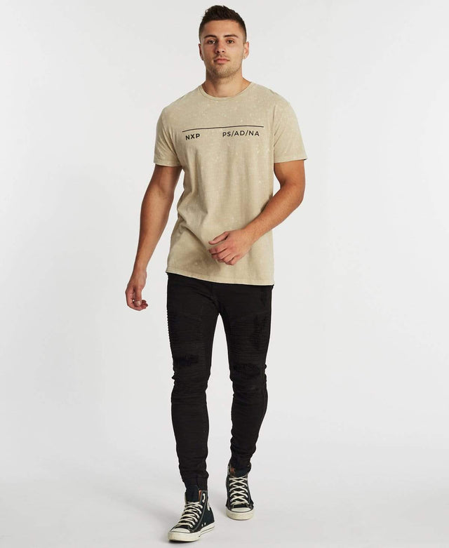 Nena & Pasadena Can't Hold Us Cape Back T-Shirt Acid Sand