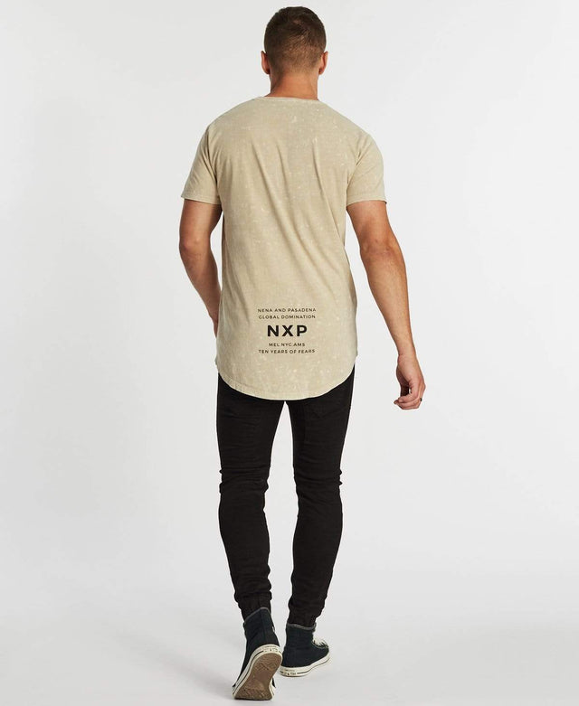 Nena & Pasadena Can't Hold Us Cape Back T-Shirt Acid Sand
