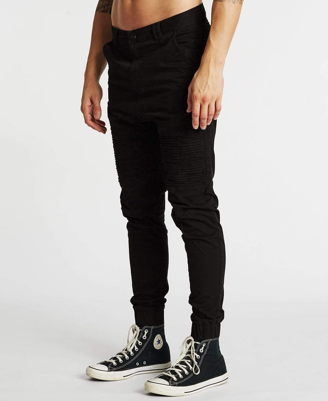 Nena & Pasadena Destroyer Pants Jet Black