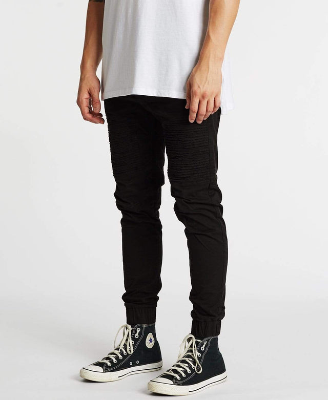 Nena & Pasadena Destroyer Pants Jet Black