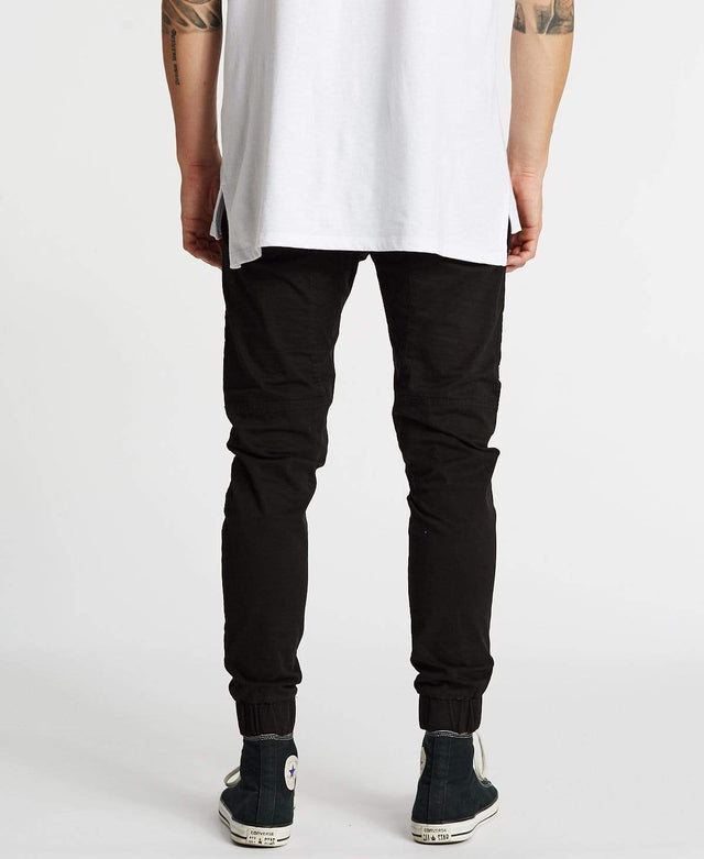 Nena & Pasadena Destroyer Pants Jet Black