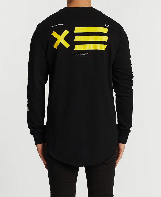 Nena & Pasadena Epilogue Dual Curved Jumper Jet Black