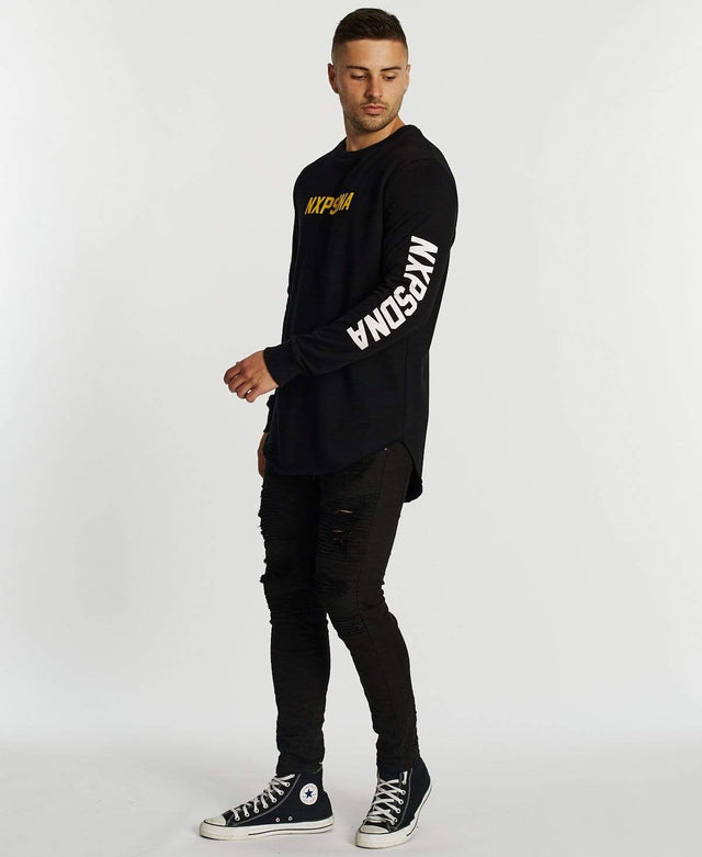 Nena & Pasadena Epilogue Dual Curved Jumper Jet Black