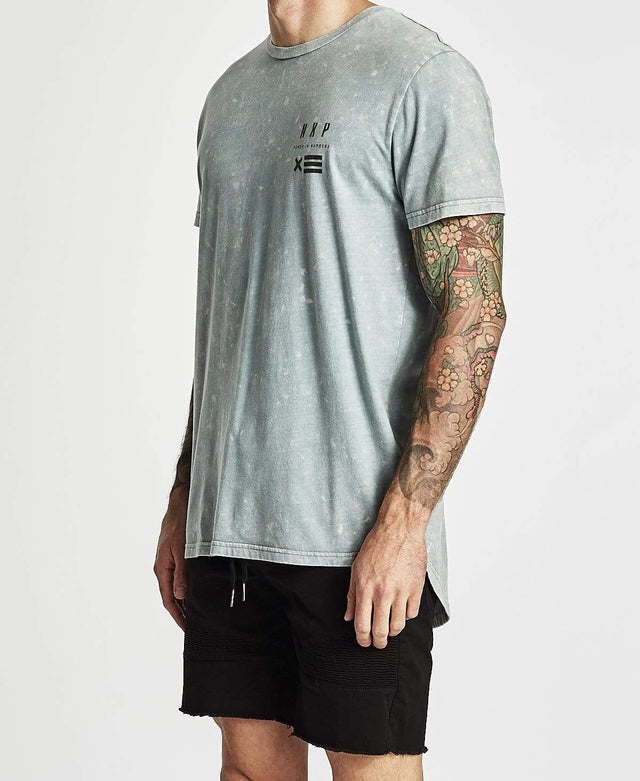Nena & Pasadena Fallen Angel Scoop Back T-Shirt Acid Quarry