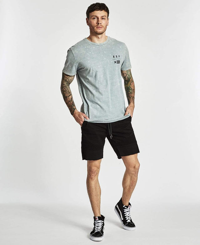 Nena & Pasadena Fallen Angel Scoop Back T-Shirt Acid Quarry