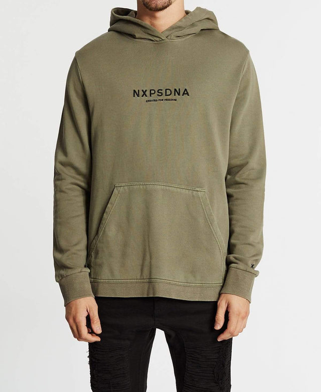 Nena & Pasadena Freedom Basic Hoodie Pigment Khaki