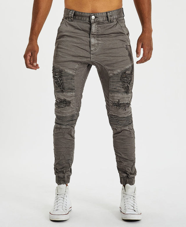 model wears Hell Cat Pants Volcano Pants Grey - image 3