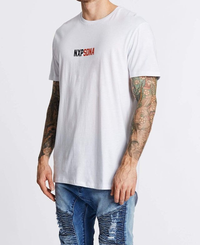 Nena & Pasadena Never Turn Back Cape Back T-Shirt White