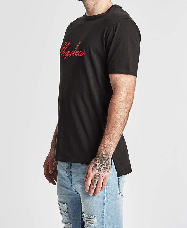 Nena & Pasadena Nobody Hybrid Fit T-Shirt Jet Black