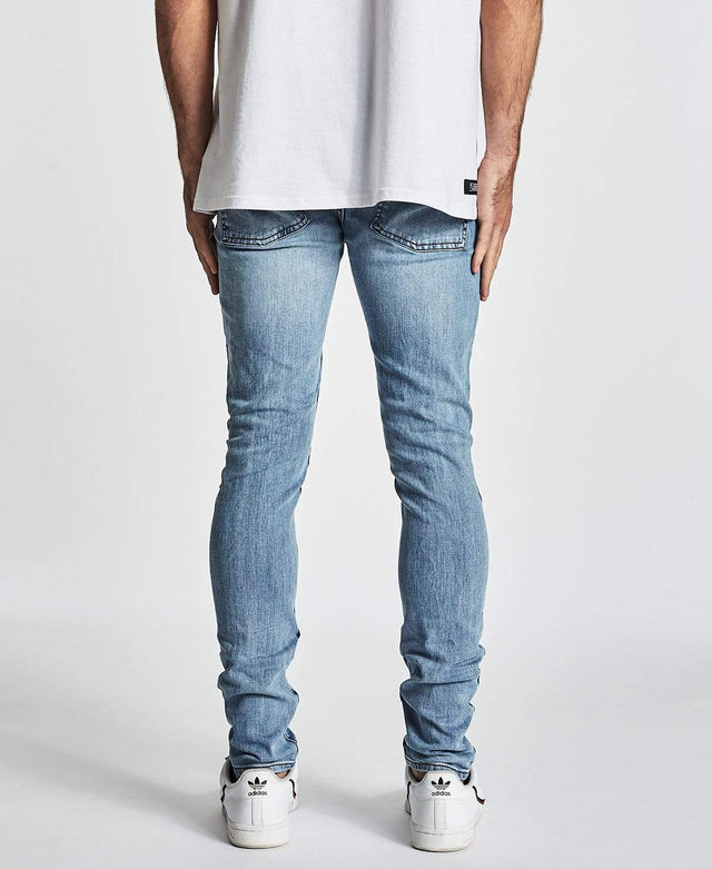 Nena & Pasadena NX Skinny Jean Destroyed Carolina Blue