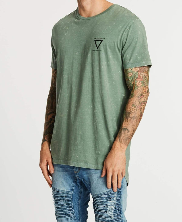 Nena & Pasadena Outsider Cape Back T-Shirt Acid Teal