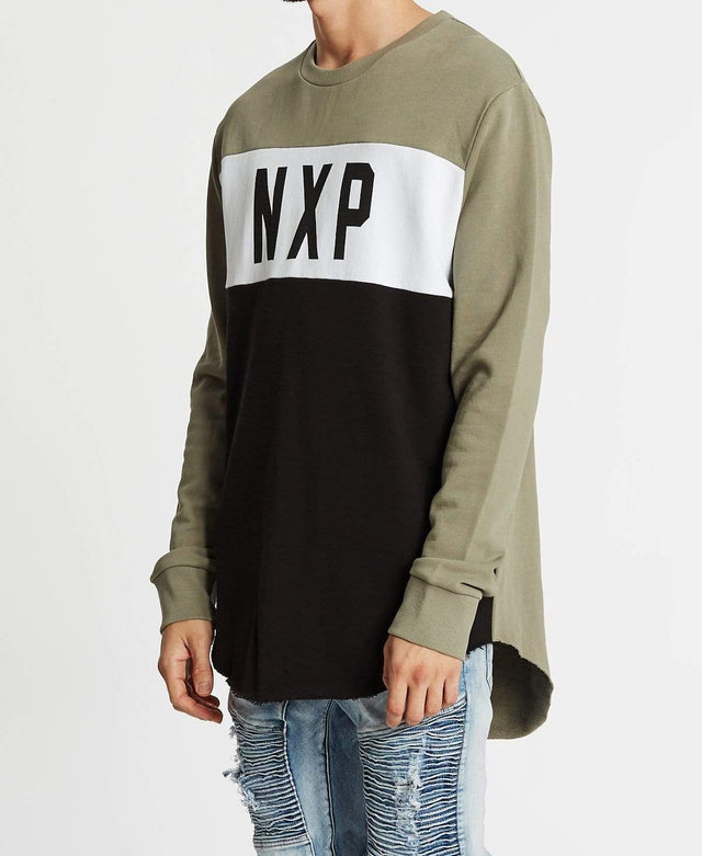Nena & Pasadena Perazzi Baseball Jumper Black/White/Khaki