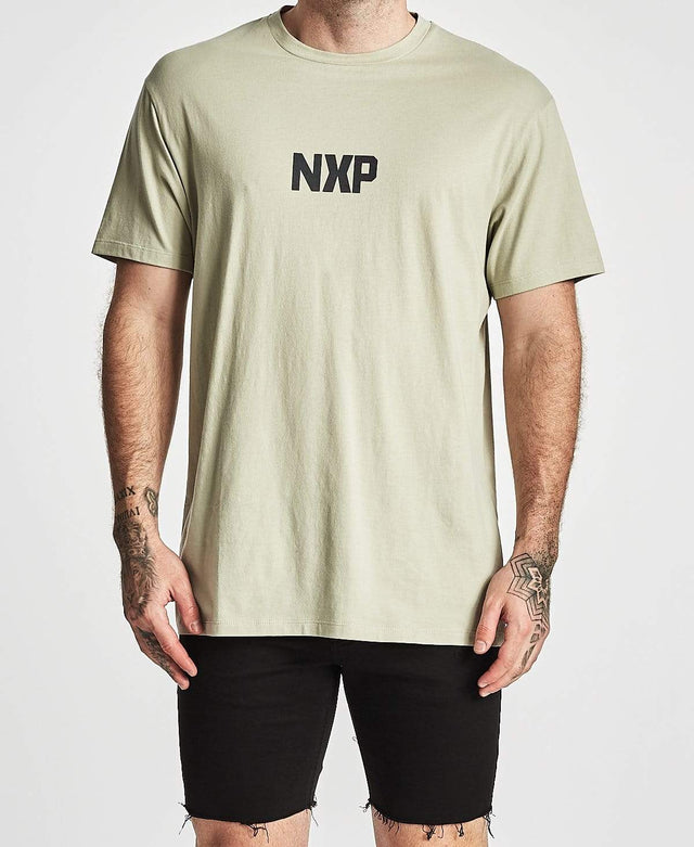 Nena & Pasadena Power Relaxed Fit T-Shirt Stone
