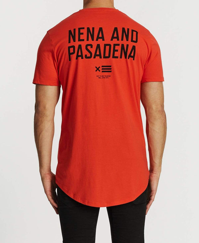 Nena & Pasadena Rampage Cape Back T-Shirt Red