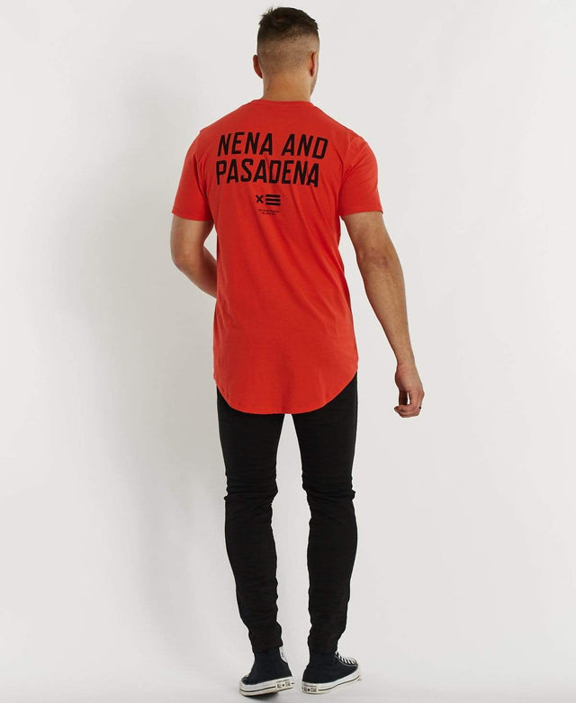 Nena & Pasadena Rampage Cape Back T-Shirt Red