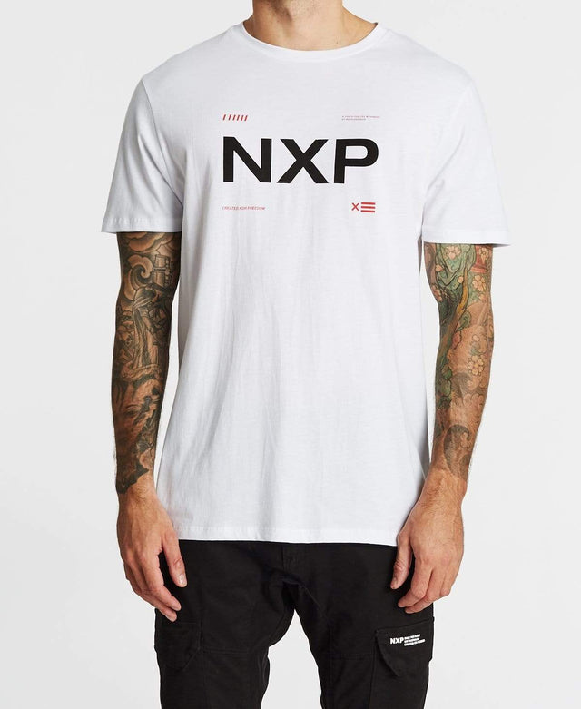 Nena & Pasadena Recollection Scoop Back T-Shirt White