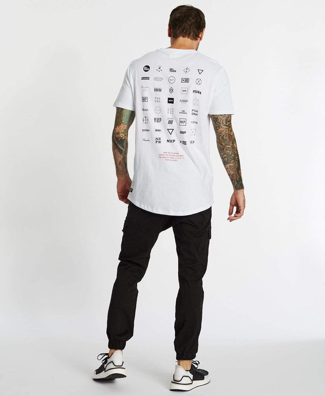 Nena & Pasadena Recollection Scoop Back T-Shirt White