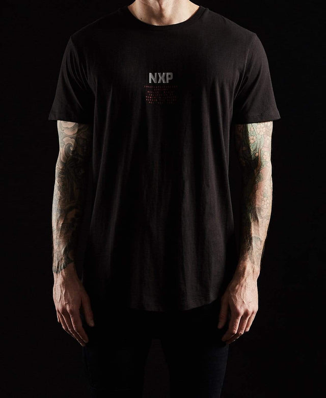 Nena & Pasadena Refused Cape Back T-Shirt Jet Black