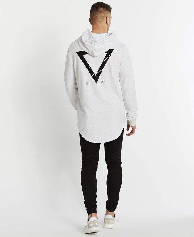 Nena & Pasadena Renounce Dual Curved Hoodie Snow Marle