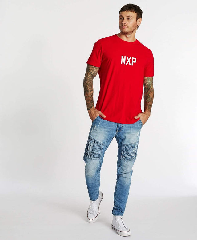 Nena & Pasadena Richardson Cape Back T-Shirt Red