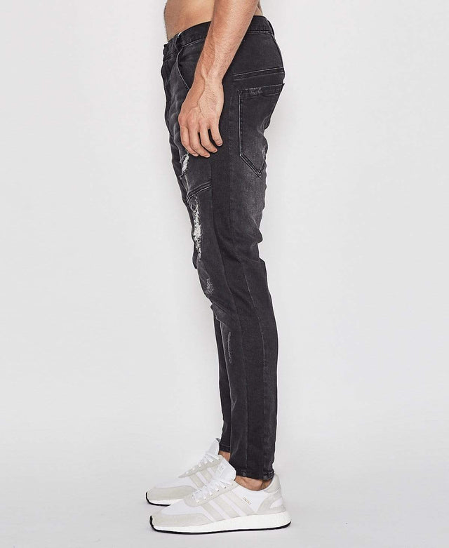 Nena & Pasadena Sergeant Pants Heavy Metal Black
