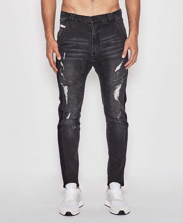 Nena & Pasadena Sergeant Pants Heavy Metal Black