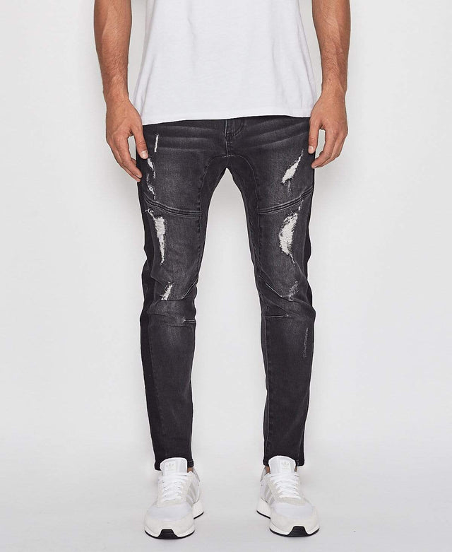 Nena & Pasadena Sergeant Pants Heavy Metal Black