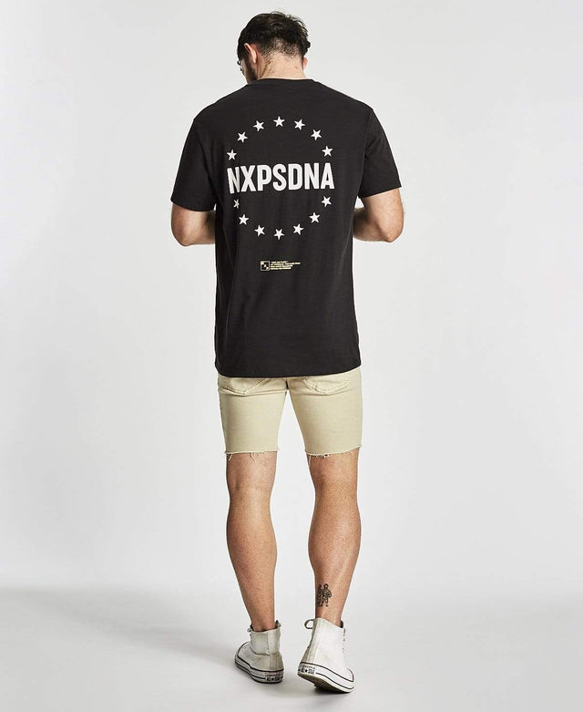 Nena & Pasadena South Side Relaxed Fit T-Shirt Jet Black