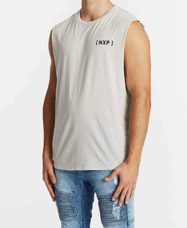 Nena & Pasadena Still Standing Scoop Back Muscle Tee Acid Rock