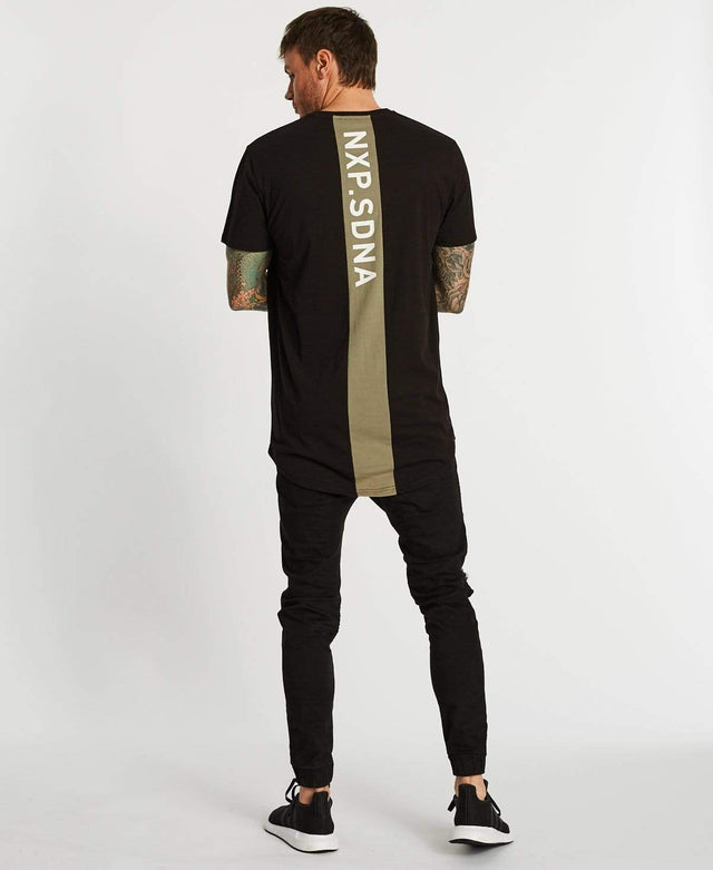Nena & Pasadena Suzuka Cape Back T-Shirt Jet Black