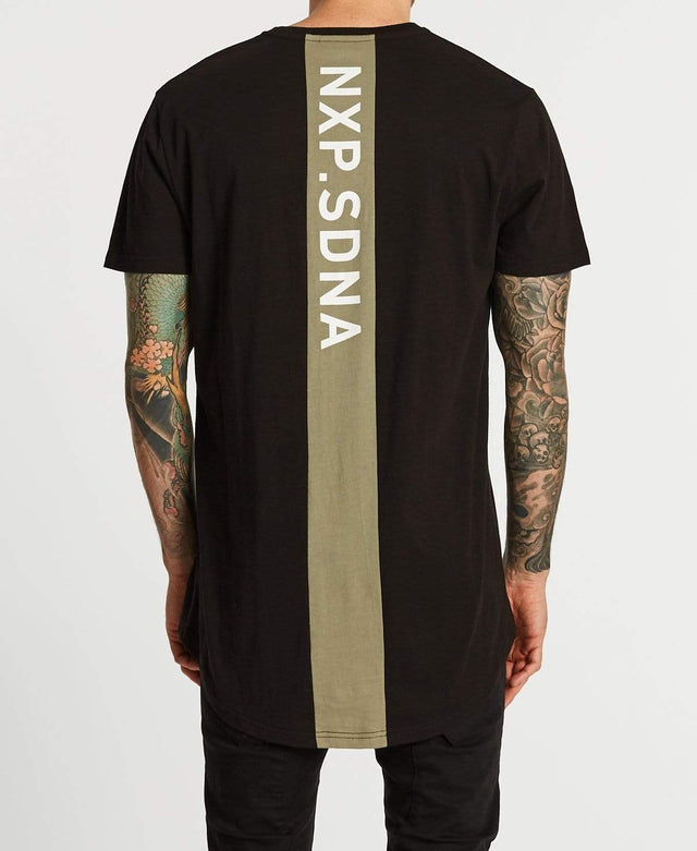 Nena & Pasadena Suzuka Cape Back T-Shirt Jet Black
