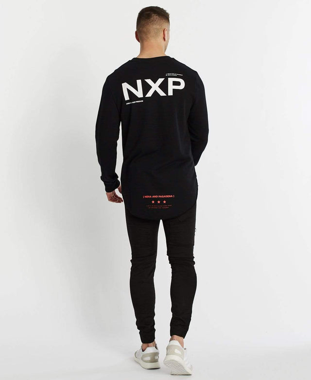 Nena & Pasadena Thunder Struck Dual Curved Jumper Jet Black