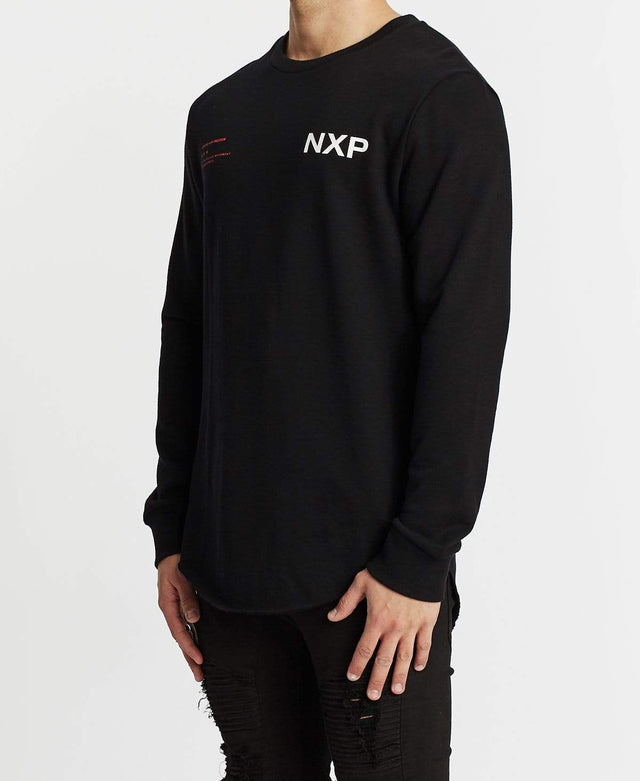 Nena & Pasadena Thunder Struck Dual Curved Jumper Jet Black