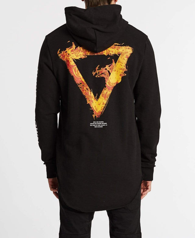Nena & Pasadena Turbine Baseball Hoodie Jet Black