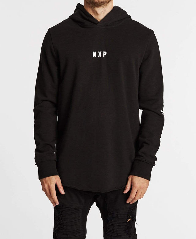 Nena & Pasadena Turbine Baseball Hoodie Jet Black
