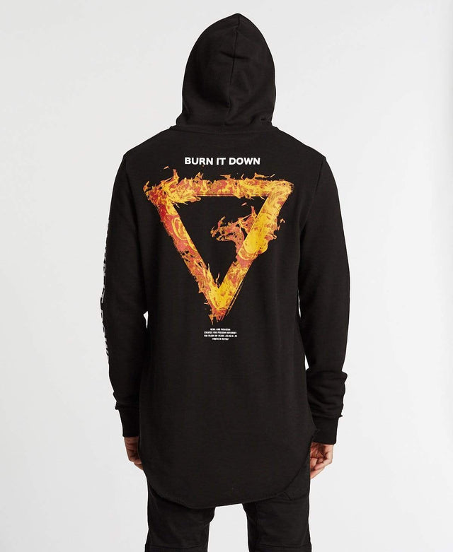 Nena & Pasadena Turbine Baseball Hoodie Jet Black