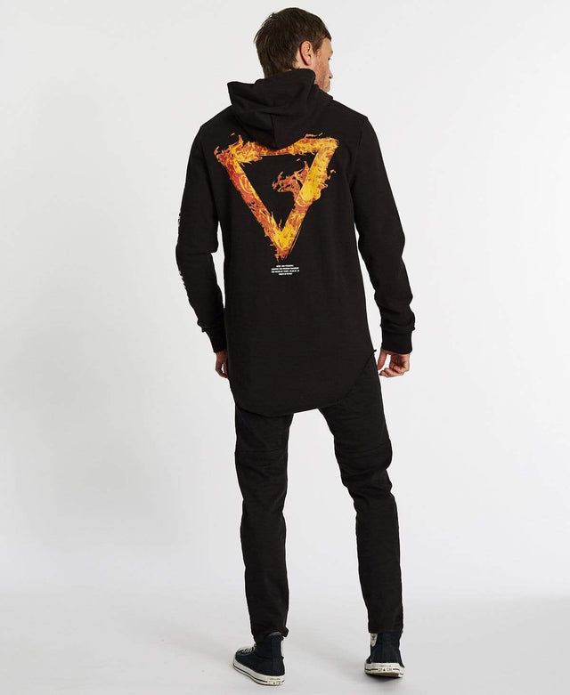 Nena & Pasadena Turbine Baseball Hoodie Jet Black