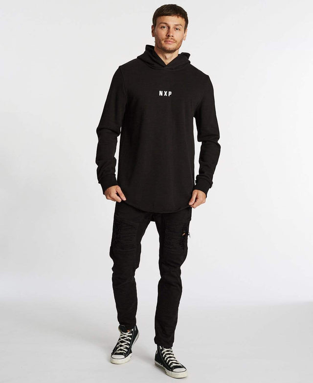 Nena & Pasadena Turbine Baseball Hoodie Jet Black