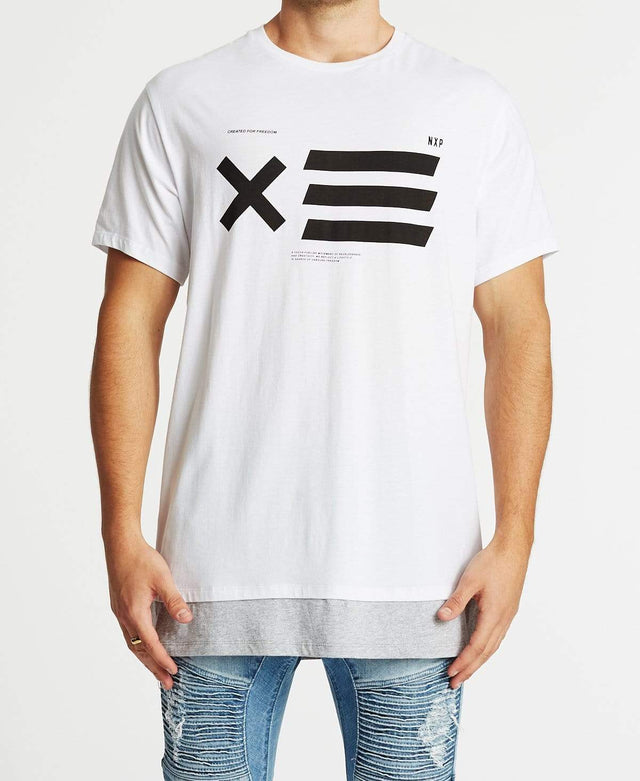 Nena & Pasadena Unbound Relaxed Fit T-Shirt White
